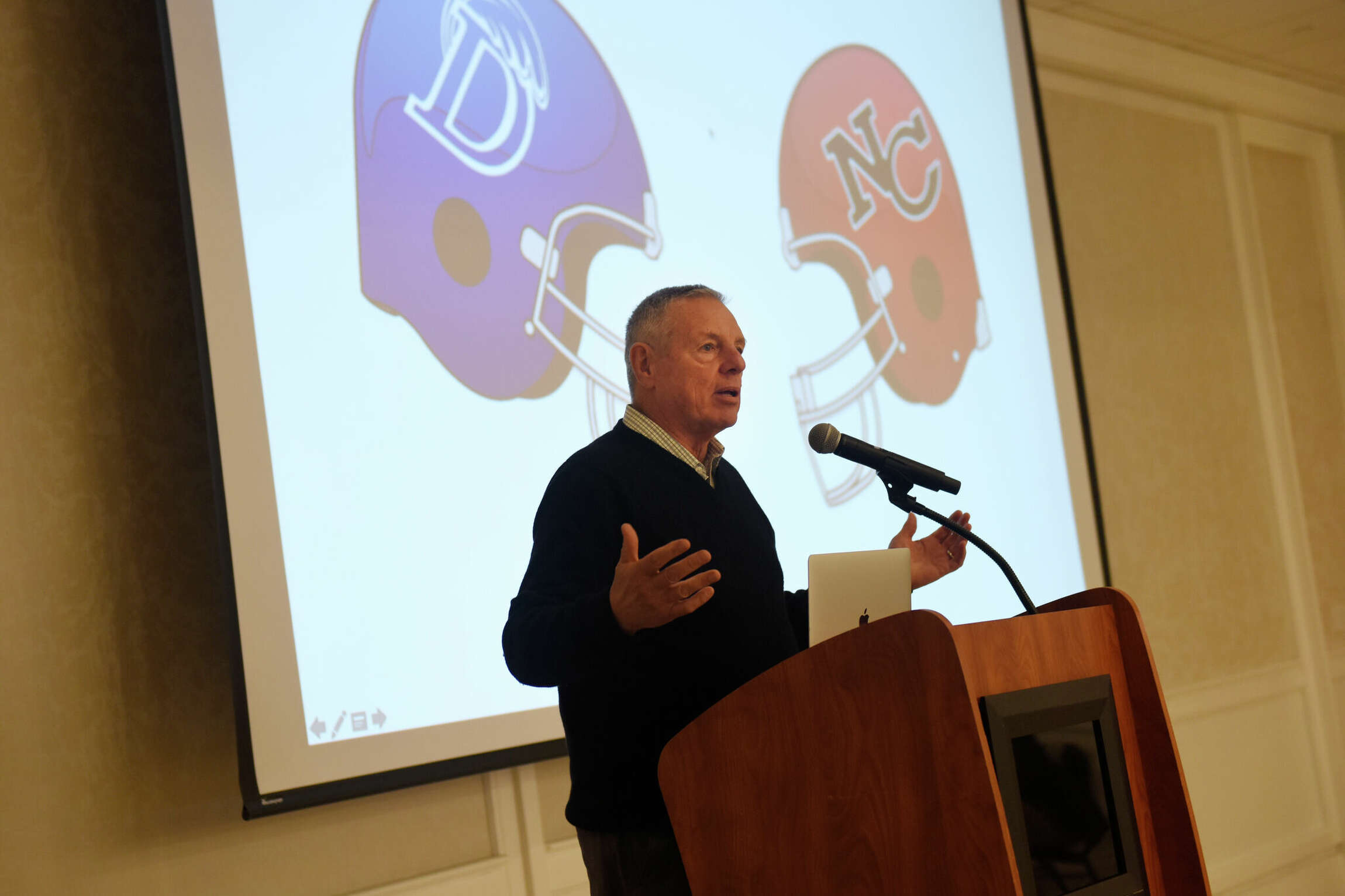 Nov. 16, 2023: Darien, New Canaan football teams put aside 100-year Turkey Bowl rivalry to destigmatize mental health